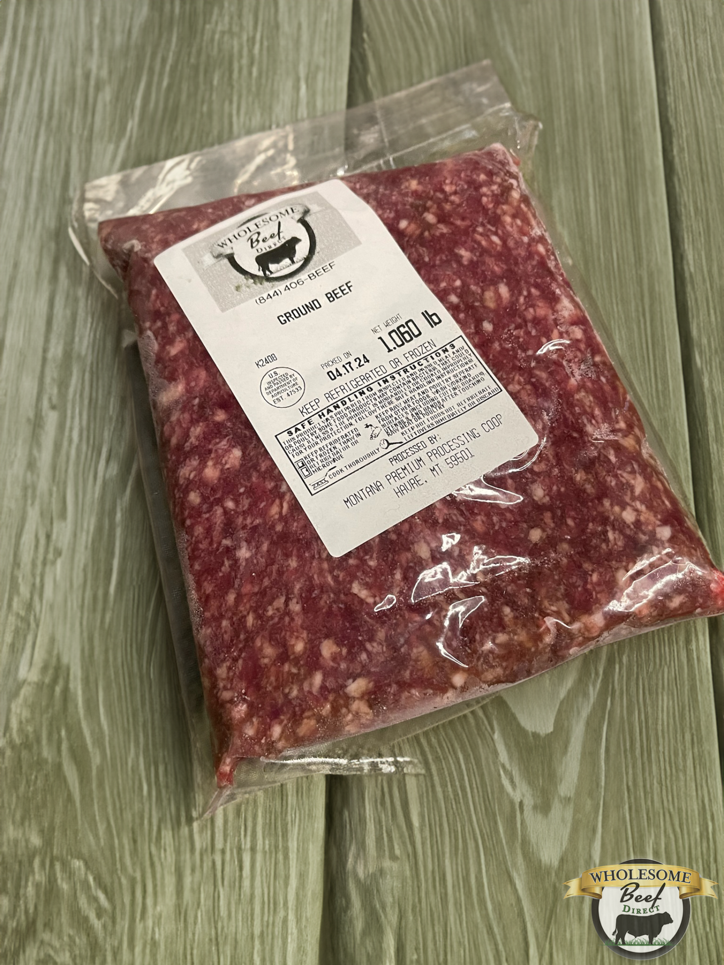 16) Box of Burger 50# 2.0lb pkgs